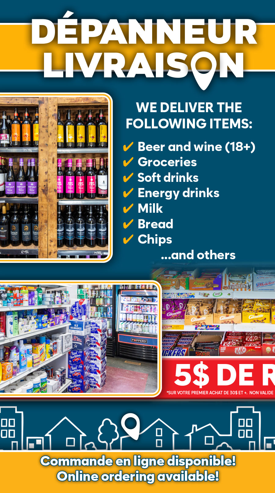 Dépanneur Généreux Menu